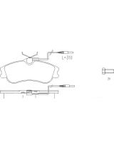 Patron PBP1477 Колодки дисковые передние
