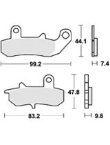 TRW MCB612 Колодки дисковые