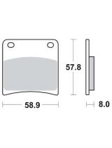 TRW MCB591SV Колодки дисковые передние