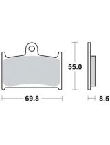 TRW MCB595SV Колодки дисковые передние