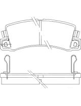 Patron PBP478 Колодки дисковые задние