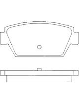 Patron PBP507 Колодки дисковые задние