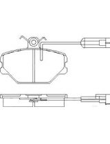 Patron PBP524 Колодки дисковые передние