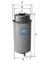 UFI 24.432.00 Фильтр топливный