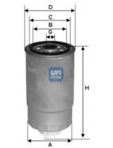 UFI 24.384.00 Фильтр топливный