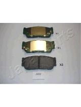 Japanparts PP-S02AF Колодки дисковые задние