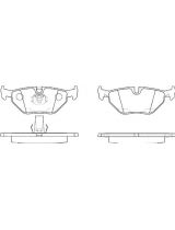 TRW GDB1265 Колодки дисковые задние