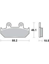 TRW MCB624SV Колодки дисковые передние