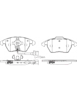 Patron PBP1728 Колодки дисковые передние