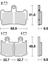 TRW MCB828SV Колодки дисковые передние
