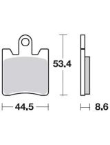 TRW MCB706SV Колодки дисковые