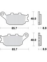 TRW MCB634 Колодки дисковые задние