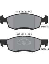 Textar 2467301 Колодки дисковые передние