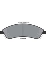 Textar 2426801 Колодки дисковые