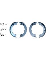 Textar 91079600 Колодки барабанные