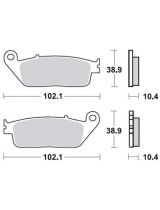 TRW MCB631SH Колодки дисковые передние