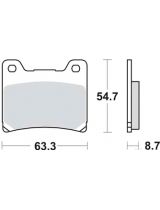 TRW MCB530SH Колодки дисковые