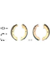 Textar 91049500 Колодки барабанные задние