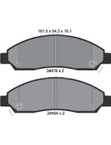 Textar 2437001 Колодки дисковые