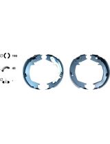 Textar 91066400 Колодки барабанные задние