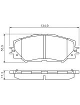 BOSCH 0 986 494 240 Колодки дисковые передние