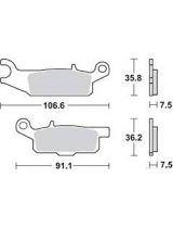 TRW MCB802SI Колодки дисковые передние