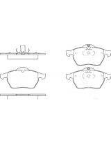 TRW GDB1271 Колодки дисковые передние
