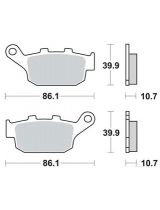 TRW MCB585SH Колодки дисковые задние
