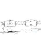 Patron PBP1125 Колодки дисковые передние