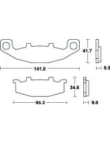 TRW MCB569SH Колодки дисковые