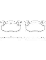 Patron PBP558 Колодки дисковые задние