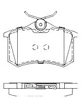 Patron PBP541 Колодки дисковые задние