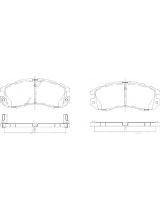 Patron PBP789 Колодки дисковые передние