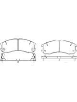 Patron PBP576 Колодки дисковые передние