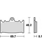 TRW MCB602SRQ Колодки дисковые передние