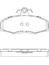 Patron PBP275 Колодки дисковые передние