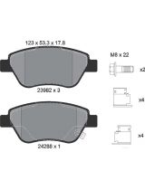 Textar 2398202 Колодки дисковые передние