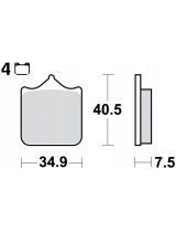 TRW MCB721SV Колодки дисковые передние