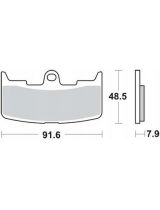 TRW MCB747SV Колодки дисковые
