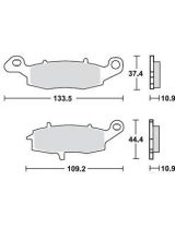 TRW MCB843SH Колодки дисковые передние