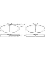 Patron PBP1396 Колодки дисковые передние