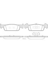 REMSA 154010 Колодки дисковые