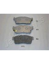 Japanparts PA-809AF Колодки дисковые передние