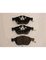 Japanparts PA-221AF Колодки дисковые передние