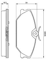 BOSCH 0 986 424 533 Колодки дисковые передние
