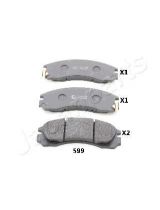 Japanparts PA-599AF Колодки дисковые передние