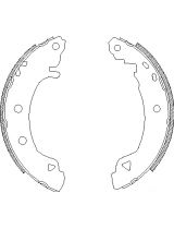 REMSA 418204 Колодки дисковые