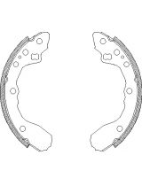 REMSA 434400 Колодки дисковые