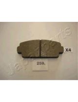 Japanparts PA-259AF Колодки дисковые передние