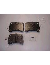 Japanparts PA-608AF Колодки дисковые передние